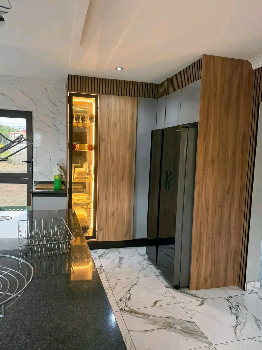 Timber Pantry Wall